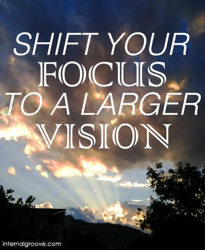 Shift Your Focus to a Larger Vision